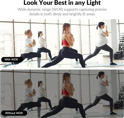 Vista 9 de Cámara web de conferencia con IA 4K con micrófonos altavoces, certificado