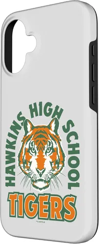 Vista 2 de Funda con logotipo de Stranger Things Hawkins High School Tigers para iPhone 16