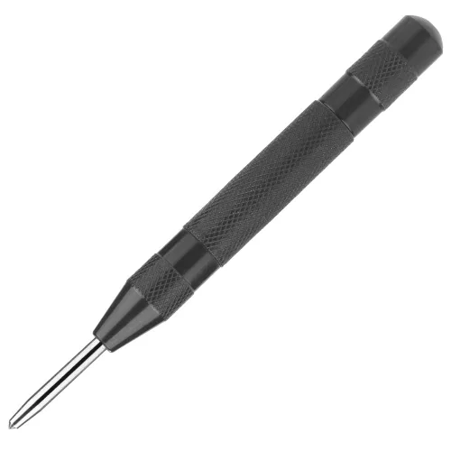 Vista 7 de Punzón automático de agujero central, rompeventanas con carga central, perforador central de impacto, herramienta de raspador para plástico, vidrio