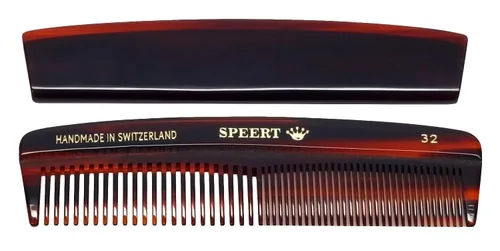 Vista 8 de #10 Peine de dientes estrechos hecho a mano Tortuga Havana Acetato fino recto fino desenredante Parting Grooming Teasing Peluquería Peluquería