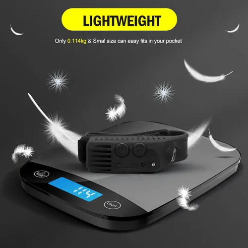Vista 8 de AURUZA 2 piezas de linterna frontal recargable, linternas LED para la cabeza 2 COB con haz amplio de 230°, faro con sensor de movimiento, 5 modos