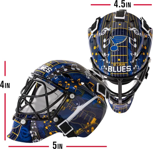 Vista 7 de Franklin Sports mini máscara para portero con logo de la NHL
