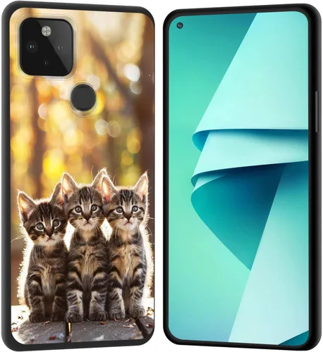 Vista 10 de Funda para Pixel 4 XL, funda de goma de silicona suave a prueba de golpes, funda protectora de cuerpo completo para Google Pixel 4 XL, ciervo