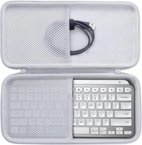 Vista 10 de Aenllosi Estuche rígido compatible con teclado mecánico inalámbrico de rendimiento iluminado Logitech MX