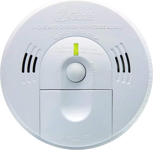 Vista 10 de Kidde Detector de humo y monóxido de carbono con cableado, respaldo de batería, interconectable, indicadores de luz de advertencia LED