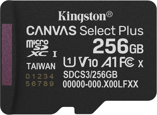 Vista 10 de Kingston Canvas Select Plus Tarjeta de memoria Micro SD de 64 GB MicSDXC Gen3 100R A1 Adaptador SD no incluido - SDCS3/64GBSP