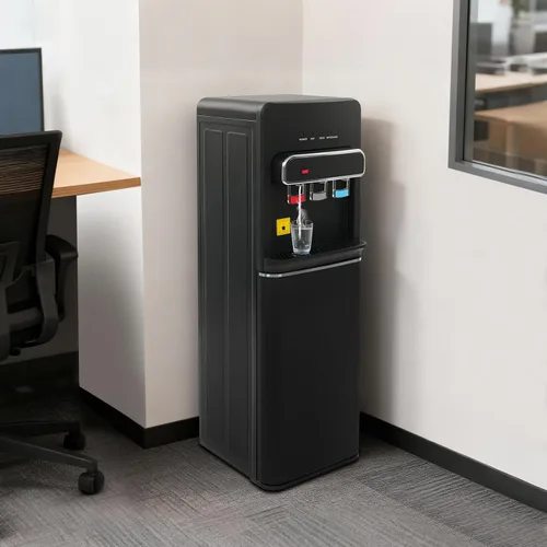 Vista 8 de Dispensador de agua de carga inferior, dispensador de agua caliente, fría y a temperatura ambiente para botellas de 5 galones, fácil carga
