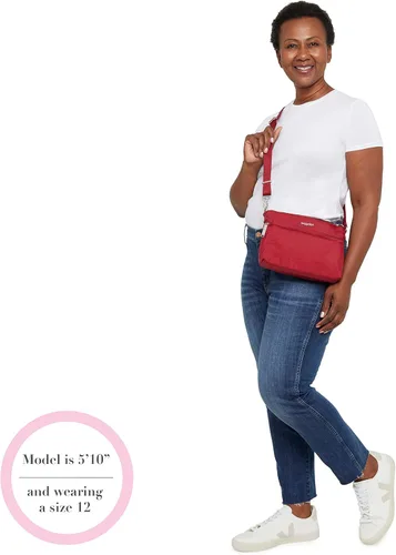 Vista 8 de Baggallini womens Securtex Anti-theft Memento Crossbody Bag