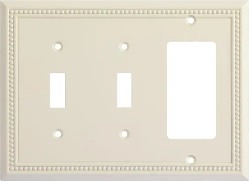 Vista 44 de Henne Bery Sunken Pearls - placa decorativa de pared, placa decorativa de pared, tapa de salida de la placa del interruptor, aleación de zinc sólida