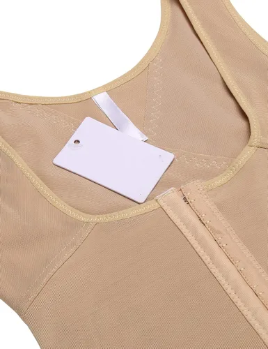Vista 6 de Entrenador de cintura de acero para mujer con ganchos S-4XL