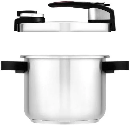 Vista 2 de BRA Tekna - Olla rápida a presión, acero inoxidable, gris, 8.7 in