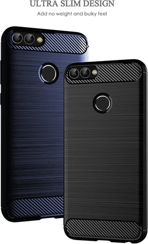 Vista 8 de Asuwish Funda compatible con Huawei P Smart 2017/Enioy 7S/Honor 9 Lite/9N/9i y protector de pantalla de vidrio templado, fundas protectoras