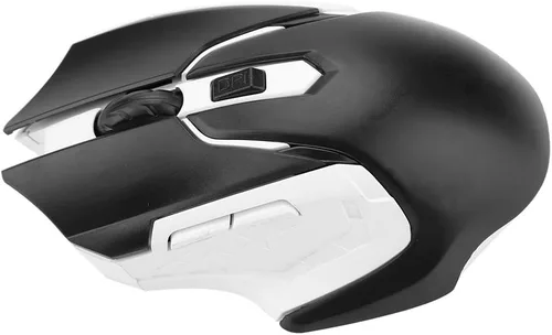 Vista 7 de Ratón para juegos, mouse silencioso delgado recargable, mouse de computadora de 2.4 G con receptor USB, 1200 DPI, mouse óptico para PC, laptop