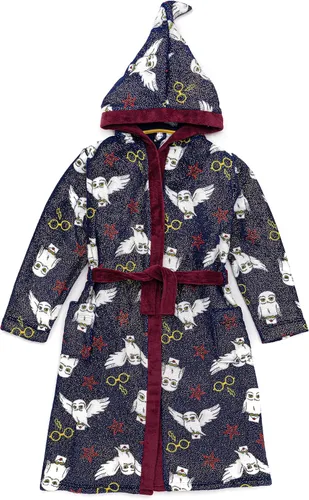 Vista 3 de Harry Potter Albornoz Niños Rojo O Azul Opciones Pijama Bata