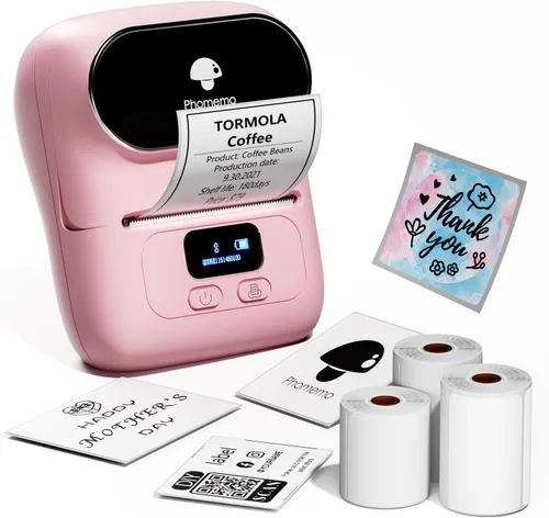 Vista 11 de Phomemo Etiquetadoras M110, impresora térmica portátil Bluetooth con Negro