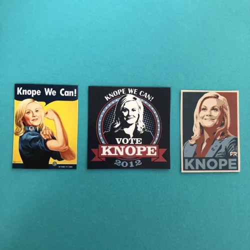 Vista 2 de Leslie Knope Campaign Sticker Set