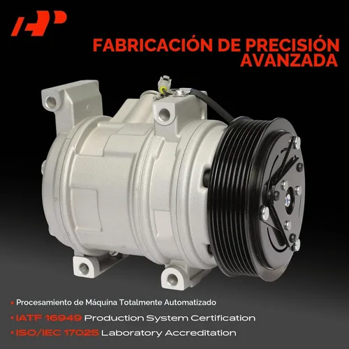 Vista 3 de Compresor de aire acondicionado A-Premium con embrague