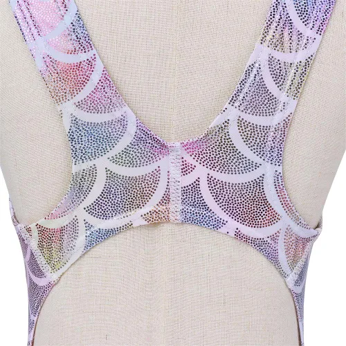 Vista 5 de GLIGLITTR Traje de baño deportivo de una pieza para niñas, traje de baño negro para natación, práctica en equipo, competencia, playa, deportes