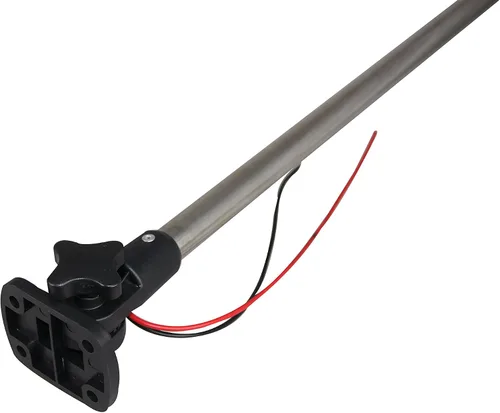 Vista 6 de Pactrade Marine SS 25 pulgadas LED RV ajustable plegable todo redondo 360 grados poste de popa luz de anclaje luz de anclaje para pontón, barco