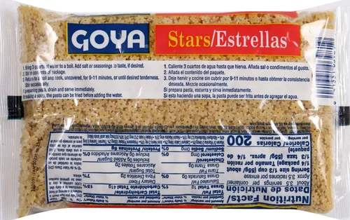 Vista 2 de Goya Stars - Pasta de macarrones enriquecida, 7 onzas