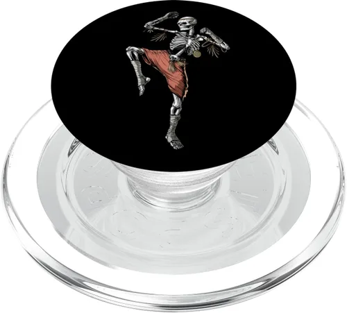 Vista 7 de Esqueleto Muay Thai Boxeo Karate Kickboxing Artes Marciales PopSockets Grip y soporte para teléfonos y tabletas
