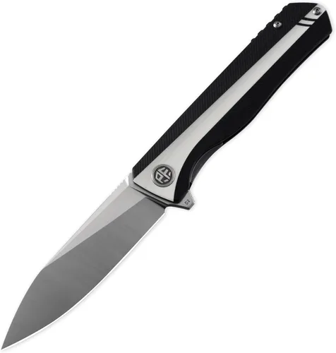 Vista 14 de Petrified fish Mango G10 Hoja de acero D2 2CR13 rodamiento de bolas plegable cuchillo de bolsillo con tapa abatible para acampar, caza, uso diario