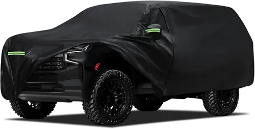Vista 27 de Migaven Car Cover Custom Fit for Jeep Wrangler 2 Door 1987-2026 JK JL CJ YJ TJ, Waterproof Rain Sun Protection with Door Zipper & Inner Cotton