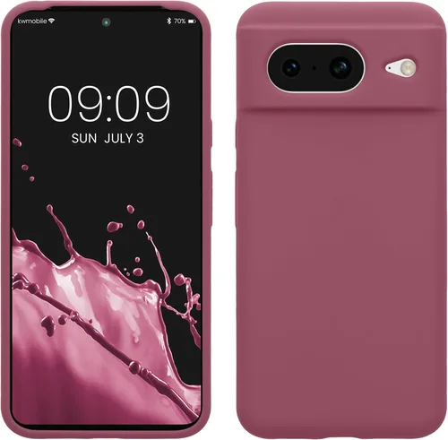 Vista 52 de kwmobile Funda compatible con Google Pixel 7 - Funda de silicona TPU con acabado suave - Piedra antigua