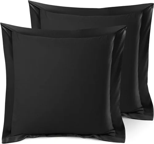 Vista 32 de Nestl Juego de 2 fundas tipo sham de almohada suaves - Fundas de almohada de microfibra de doble cepillado - Fundas de almohada de cama premium