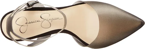 Vista 5 de Jessica Simpson Pirrie Women's Patent Ankle Wrap Pointed Toe Pumps