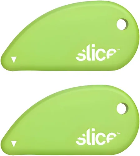 Vista 11 de Slice Micro cortador de seguridad Cortador de caja de cerámica seguro que dura 11 veces más que el metal Abrecajas de llavero 1 paquete
