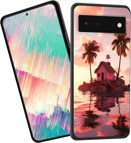 Vista 20 de for Google Pixel 4 XL Case,Slim Shockproof TPU Soft Rubber Silicone Cover Phone Case for Google Pixel 4 XL,Blue Skull Headphone