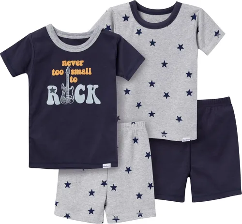 Vista 15 de Gerber Conjunto de pijama de 4 piezas para bebé niño Oso Gris