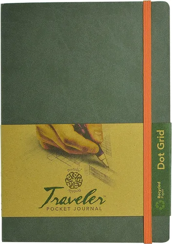Vista 14 de Cuaderno de bocetos Travelers Dot Grid Pentalic Art, libre de ácidos
