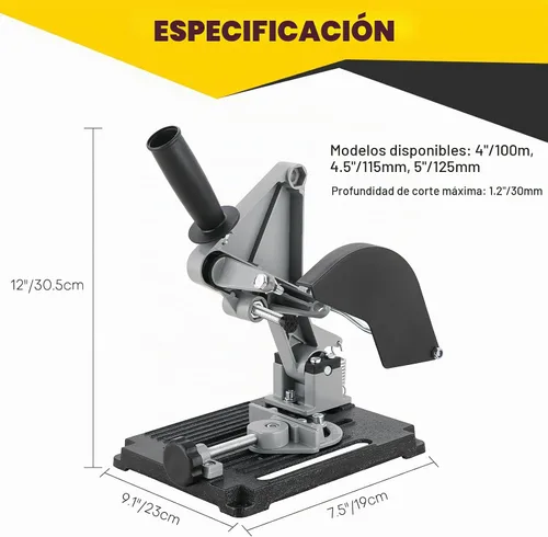 Vista 3 de Soporte para amoladora angular Acymner