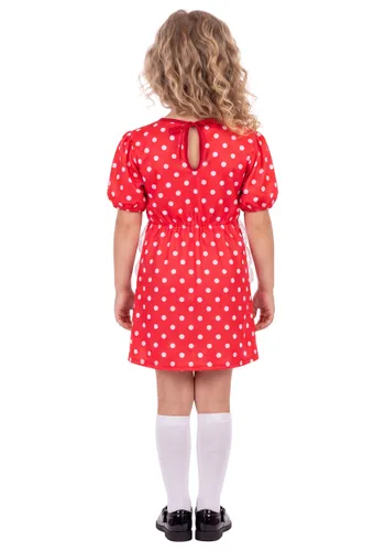 Vista 2 de Disfraz de Muñeca de Trapo con Vestido Rojo para Niña Multicolor