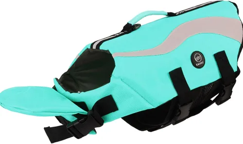 Vista 14 de EMUST Chalecos salvavidas ajustables para perros pequeños con flotabilidad mejorada, chaleco de natación pequeño con asa de rescate duradera