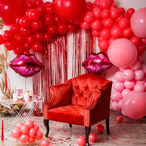 Vista 271 de PartyWoo 50 globos de látex color piel albaricoque, globos de helio boho de Albaricoque-f05