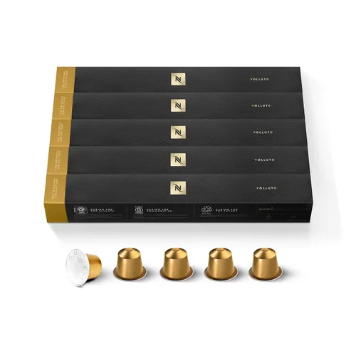 Vista 8 de Nespresso Original, Capriccio, tostado medio, 50 cápsulas de espresso