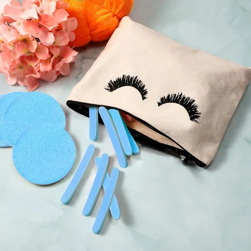 Vista 6 de Patelai 120 esponjas faciales comprimidas para esteticistas, eliminación de maquillaje facial, almohadilla de esponja de limpieza, exfoliante, spa
