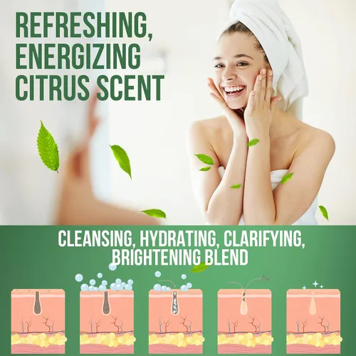 Vista 4 de Jabón facial con aceite de árbol de té, 4 onzas, jabón de árbol de té, limpiador natural para la piel, jabón facial puro con infusión de aceite