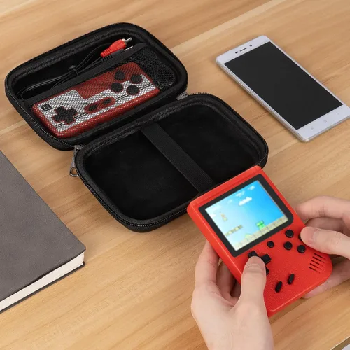Vista 6 de TOCCOOL Handheld Game Console Portable Case, Protective Travel Retro Mini Game Console Box for Charging Cable, Earphones, Batteries, and Accessories