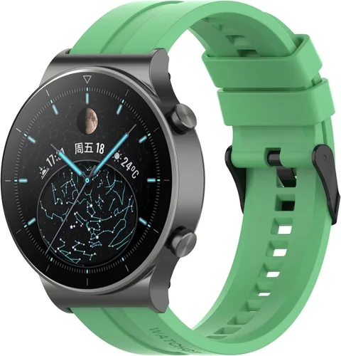Vista 22 de FitTurn Band Compatible with Huawei Watch 5 4 Pro/GT 7 6 5 4 3 2 Pro/GT 2e/GT 7 6 5 4 46mm/GT2 46mm/GT Active/ Replacement Straps Silicone Bands