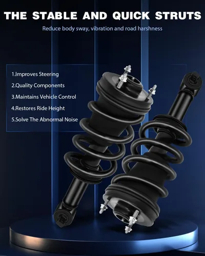 Vista 3 de ECCPP Juego de 2 puntales completos para Chevrolet Avalanche, 2007-2014 para Chevrolet Avalanche, 2007-2014 para Chevrolet Tahoe/Suburban 1500