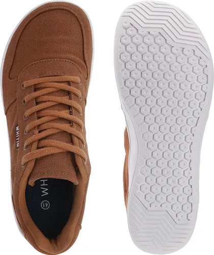 Vista 5 de WHITIN Men's Wide Barefoot Shoes Canvas Minimalist Sneakers Zero Drop Sole