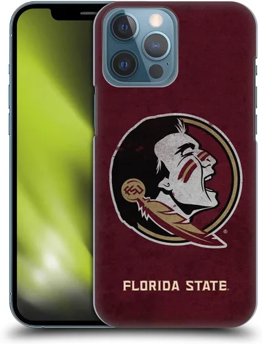 Vista 10 de Head Case Designs Funda rígida con licencia oficial de la Universidad Estatal de Florida FSU compatible con Apple iPhone 13 Pro Max