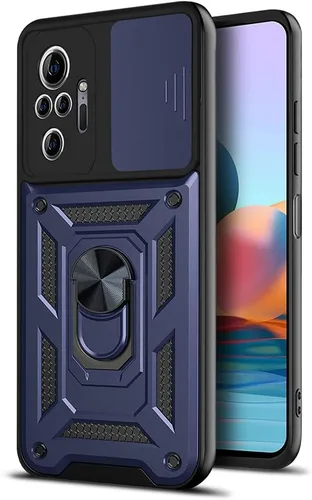 Vista 181 de Compatible con Tecno Pova Neo 2 Bracket Shell, con cubierta deslizante para lente de cámara compatible con Tecno Pova Neo 2 LG6n Case Negro