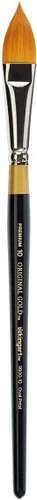 Vista 9 de KINGART Original Gold 9930 Series, Golden Taklon Oval Floral Petal Artist Brush (juego de 4) Negro, B-100