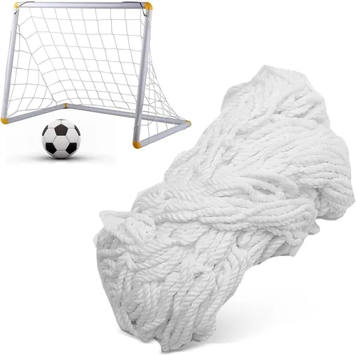 Vista 9 de Redes de fútbol de interior para patio trasero, red de fútbol para niños pequeños, red de rebote de repuesto para torneos deportivos, red