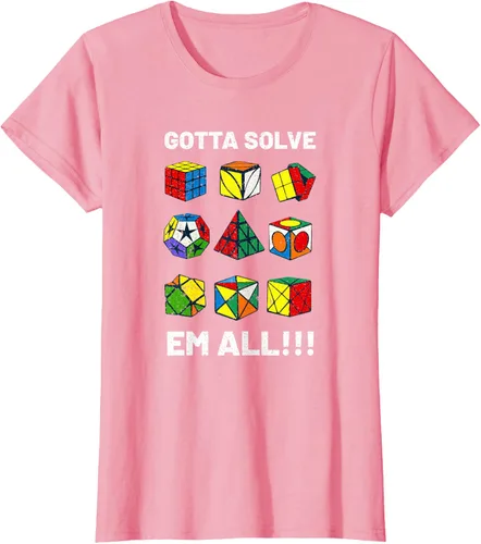 Vista 15 de Camiseta competitiva Puzzle Cube Gotta Solve Em All Speed Cubing